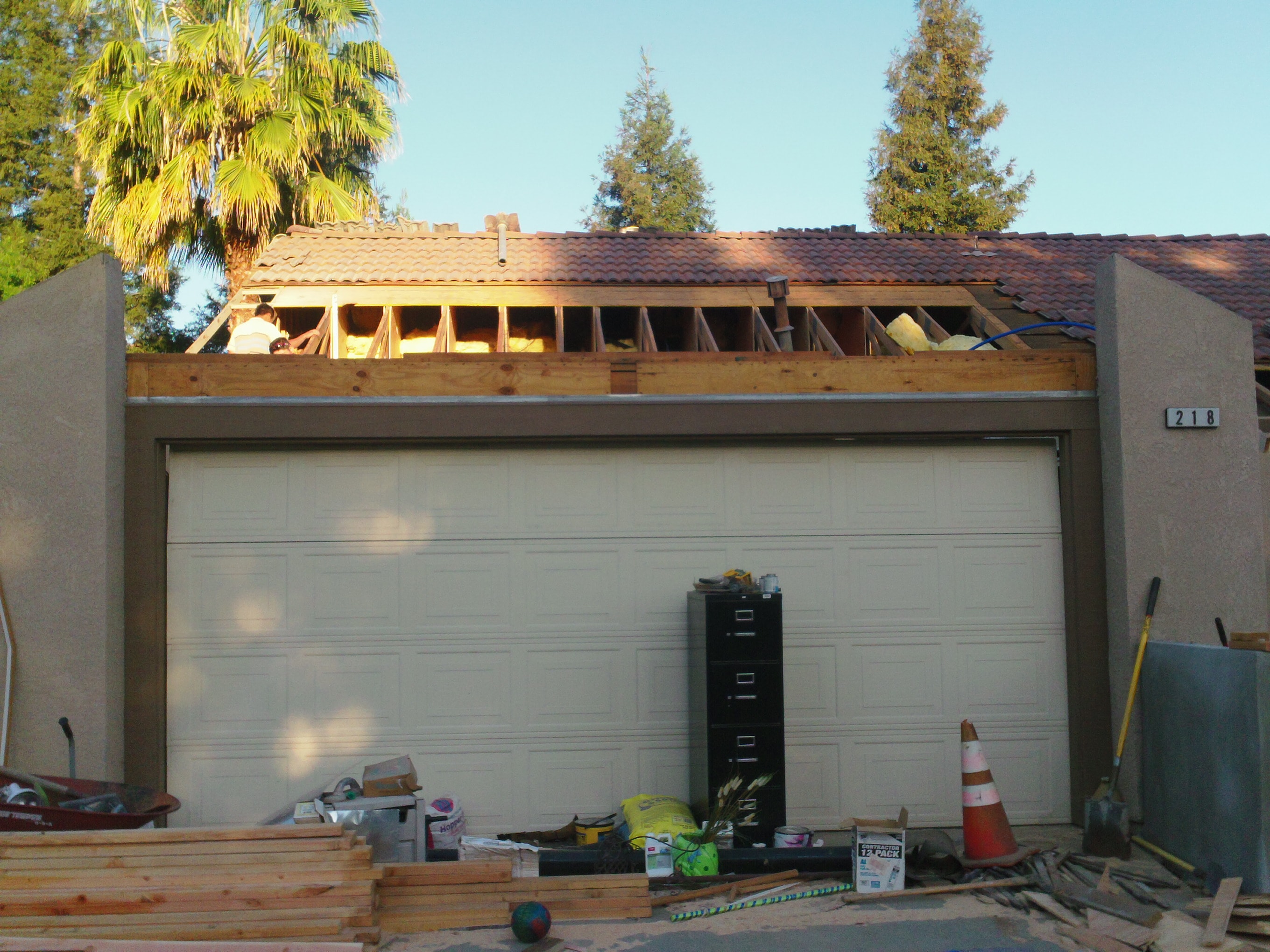 House roof under renovation — HCIC