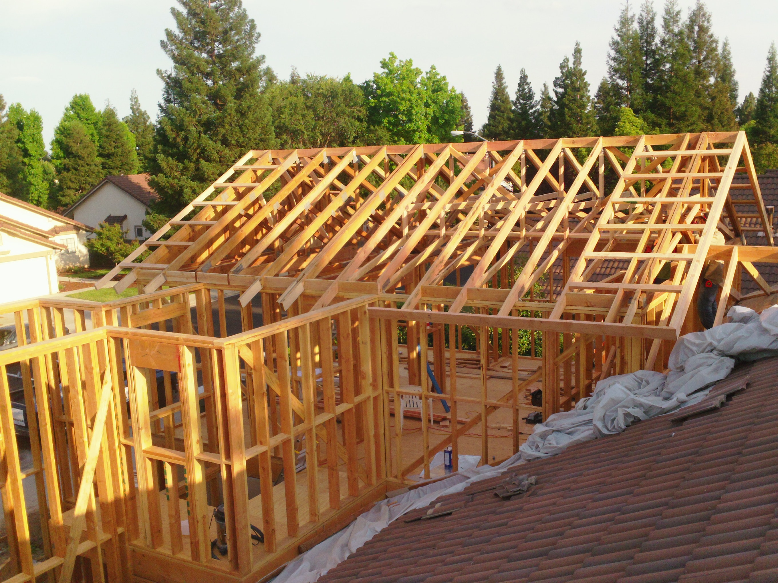 House roof framing construction — HCIC