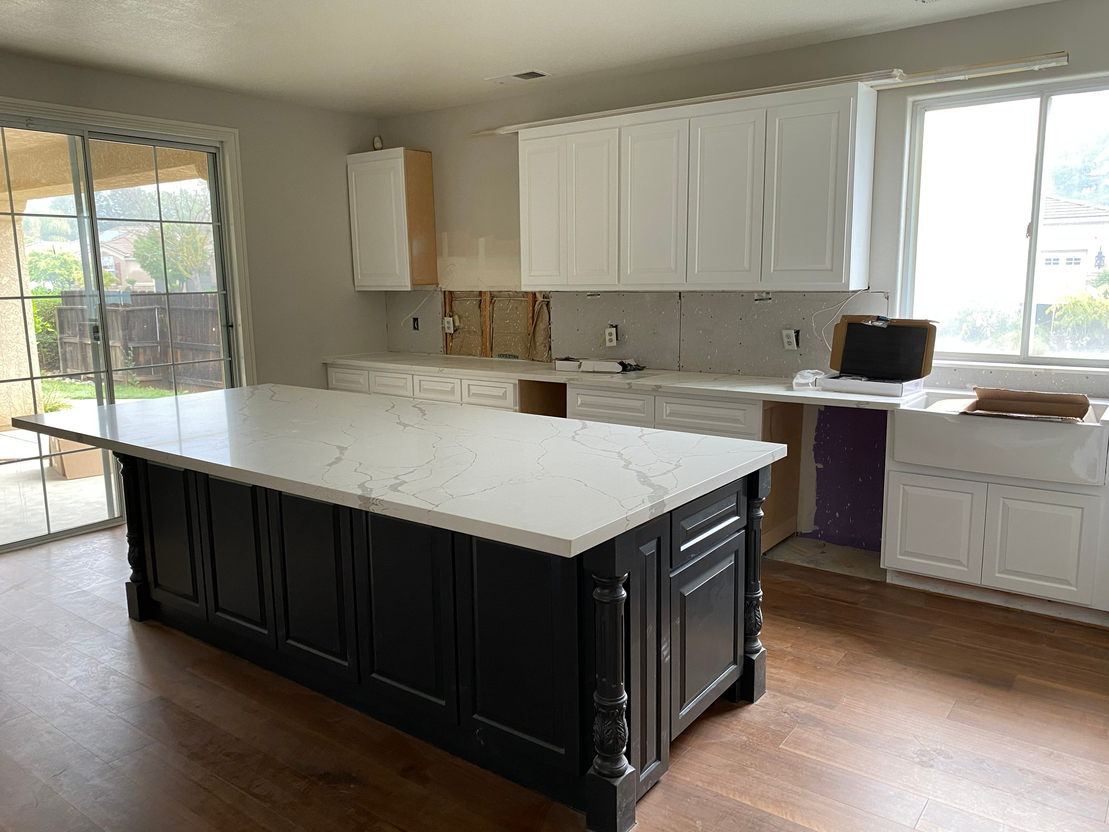 Modern kitchen renovation in progress — HCIC